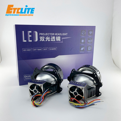 dual beam LED Projector Lens , H11 9005 9006 low beam projector headlights