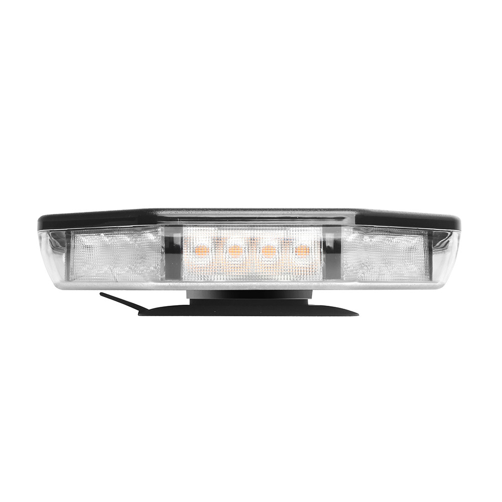 4 Modes Flashing LED Warning Light Bar Rotating Rechargeable