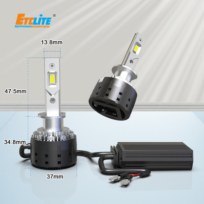 12 Volt H1 Car Headlight Bulbs 6500k 50000H Working Lifetime