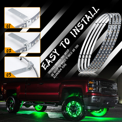 Ip67 Waterproof Multicolor LED Headlights 12V Color Changing  With App
